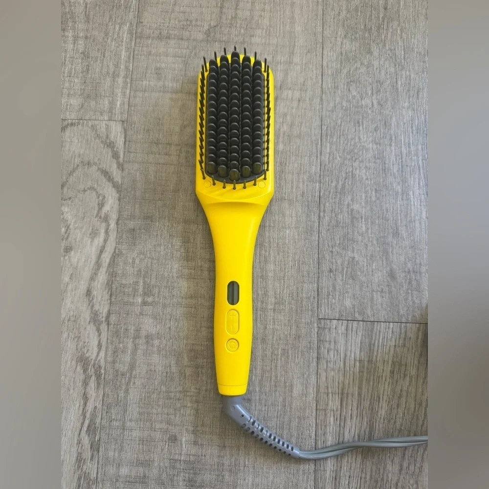 New Drybar Yellow & Gray Hair Straightener